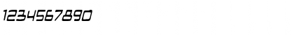 Download Mandroid BB Italic Font Numeric Preview