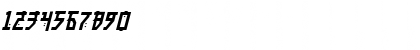 Download Manga Italic Font Numeric Preview