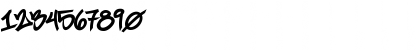 Download Marc Digital Graffiti Heavy Font Numeric Preview