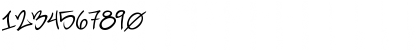 Download Marc Digital Graffiti Light Font Numeric Preview