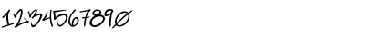 Download Marc Digital Graffiti Regular Font Numeric Preview