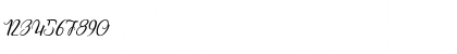 Download Marchand de Venise Italic Font Numeric Preview