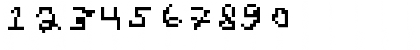 Download messy writing Regular Font Numeric Preview