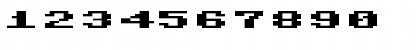 Download CBM-64 20 Column Normal Font Numeric Preview