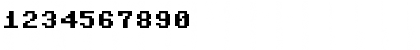 Download CBM-64 Normal Font Numeric Preview