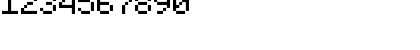 Download Minecraftia Regular Font Numeric Preview