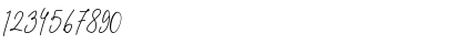 Download Austin Worth Regular Font Numeric Preview