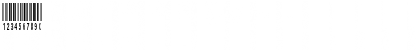 Download New Barcode Font tfb Regular Font Numeric Preview
