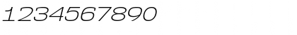 Download NK57 Monospace Expanded Light Italic Font Numeric Preview