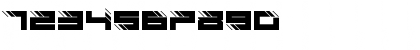 Download Auto Techno Regular Font Numeric Preview