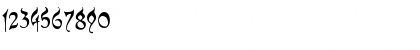 Download CCElsewhere Regular Font Numeric Preview