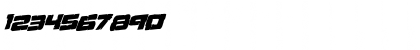 Download Ore Crusher Rotalic Italic Font Numeric Preview