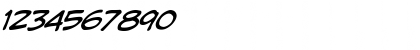 Download CCMeanwhile Medium Italic Font Numeric Preview