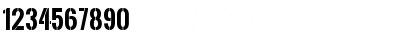 Download Oswald Stencil Bold Font Numeric Preview