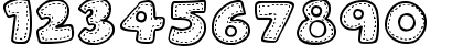Download Patchwork Stitchlings Regular Font Numeric Preview