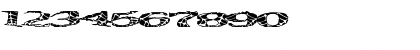 Download PirateSpider Regular Font Numeric Preview
