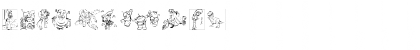 Download Pixar family 2 Regular Font Numeric Preview