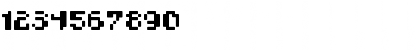 Download Pixcel Phat Font Numeric Preview