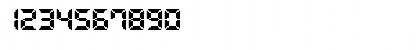 Download Pixel LCD7 Regular Font Numeric Preview