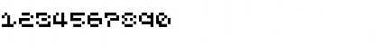 Download Pixel Or GTFO Regular Font Numeric Preview