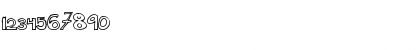 Download PlainHandline Regular Font Numeric Preview