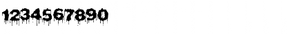 Download Plasma Drip BRK Regular Font Numeric Preview