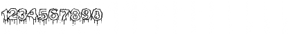 Download Plasma Drip Empty BRK Regular Font Numeric Preview