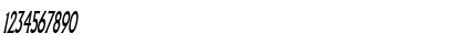 Download Pliskin Snake-Eyes-Italic Font Numeric Preview