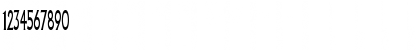 Download Pliskin Snake-Eyes Font Numeric Preview