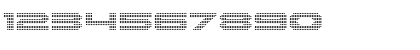 Download Pocket Ball Regular Font Numeric Preview