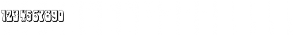 Download Pocket Monster Shadow Regular Font Numeric Preview