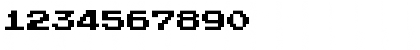Download Pokemon GB Regular Font Numeric Preview