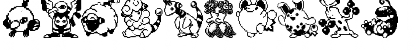 Download Pokemon pixels 2 Regular Font Numeric Preview
