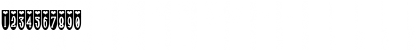 Download Populuxe Hearton Regular Font Numeric Preview