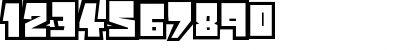 Download Powerful Regular Font Numeric Preview