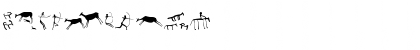 Download Prehistoric Paintings Regular Font Numeric Preview