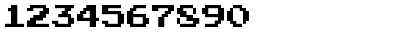 Download Press Start 2P Regular Font Numeric Preview