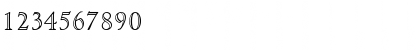 Download CedarOpenface Regular Font Numeric Preview