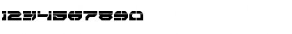 Download Pulsar Class Laser Regular Font Numeric Preview