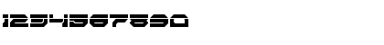 Download Pulsar Class Solid Laser Regular Font Numeric Preview