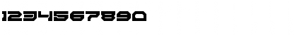 Download Pulsar Class Solid Regular Font Numeric Preview