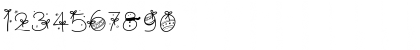 Download PWChristmasfont Medium Font Numeric Preview