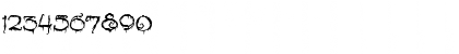 Download Pyrite Crypt Regular Font Numeric Preview
