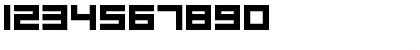 Download Quadrats Regular Font Numeric Preview