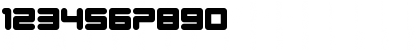 Download Quickfyr Regular Font Numeric Preview