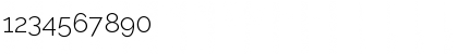 Download Raleway Light Font Numeric Preview