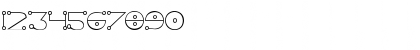 Download Celestial Normal Font Numeric Preview
