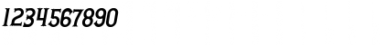Download Rooters Italic Font Numeric Preview