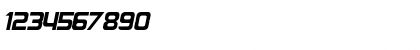 Download Round Italic Font Numeric Preview