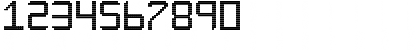 Download Rounded display St Regular Font Numeric Preview